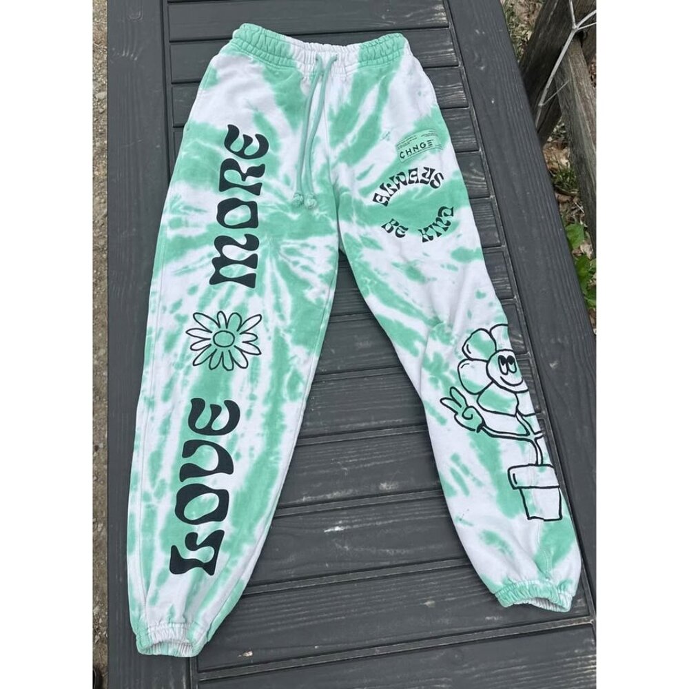 CHNGE Love More, Always be kind, organic sweats. Women’s XS